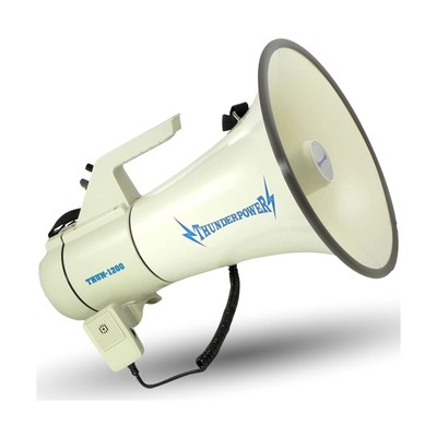 45W 2000 Professional Yard Sound Range PA Bullhorn Megaphone Speaker w/ 2 Mod...