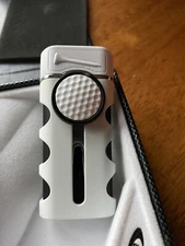 Vector CADDIE Golf Cigar Single Jet Lighter - White - New