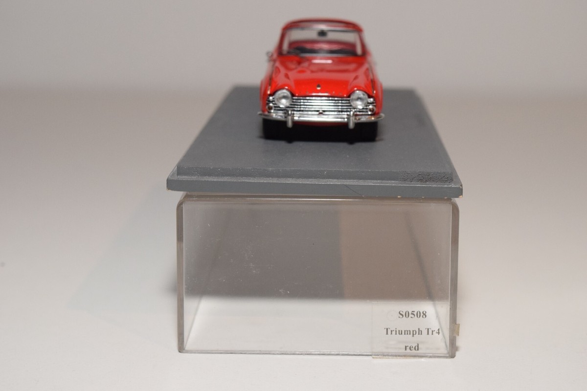 Miniature Spark 1/43 Triumph TR4 Rouge - Modèle S0508 - Résine