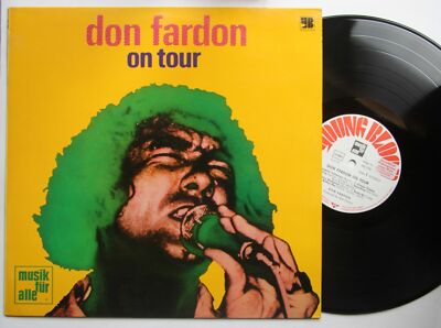 Don Fardon On Tour Ger 1972 LP Laminated PS Sample Copy! Blues 70s Rock