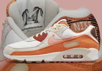 NEW Nike Air Max 90 Se Sail/LT Madder Root Dm0036-100 Men's Size 13 Fast Ship
