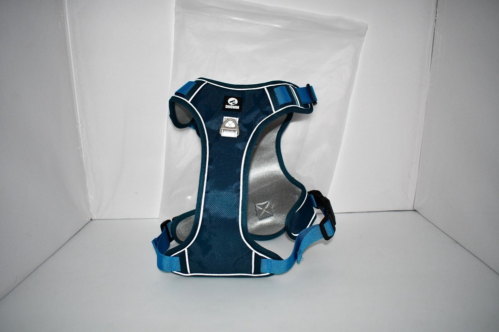 Dog Harness for Medium Dogs No Pull; Reflective Dog Vest Harness in Blue LARGE N