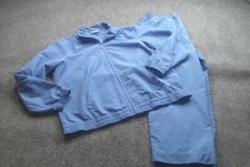 Vintage Koret Track Suit Womens PM Blue 2pc Y2K Windbreaker Athleisure Lounge