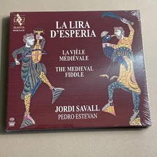 JORDI SAVALL / PEDRO ESTEVAN LIRA D'ESPERIA NEW SUPER AUDIO HYBRID CD