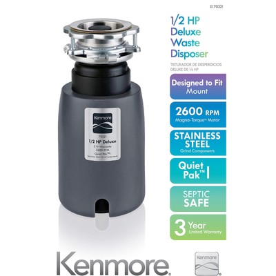 1 2 horsepower garbage disposal