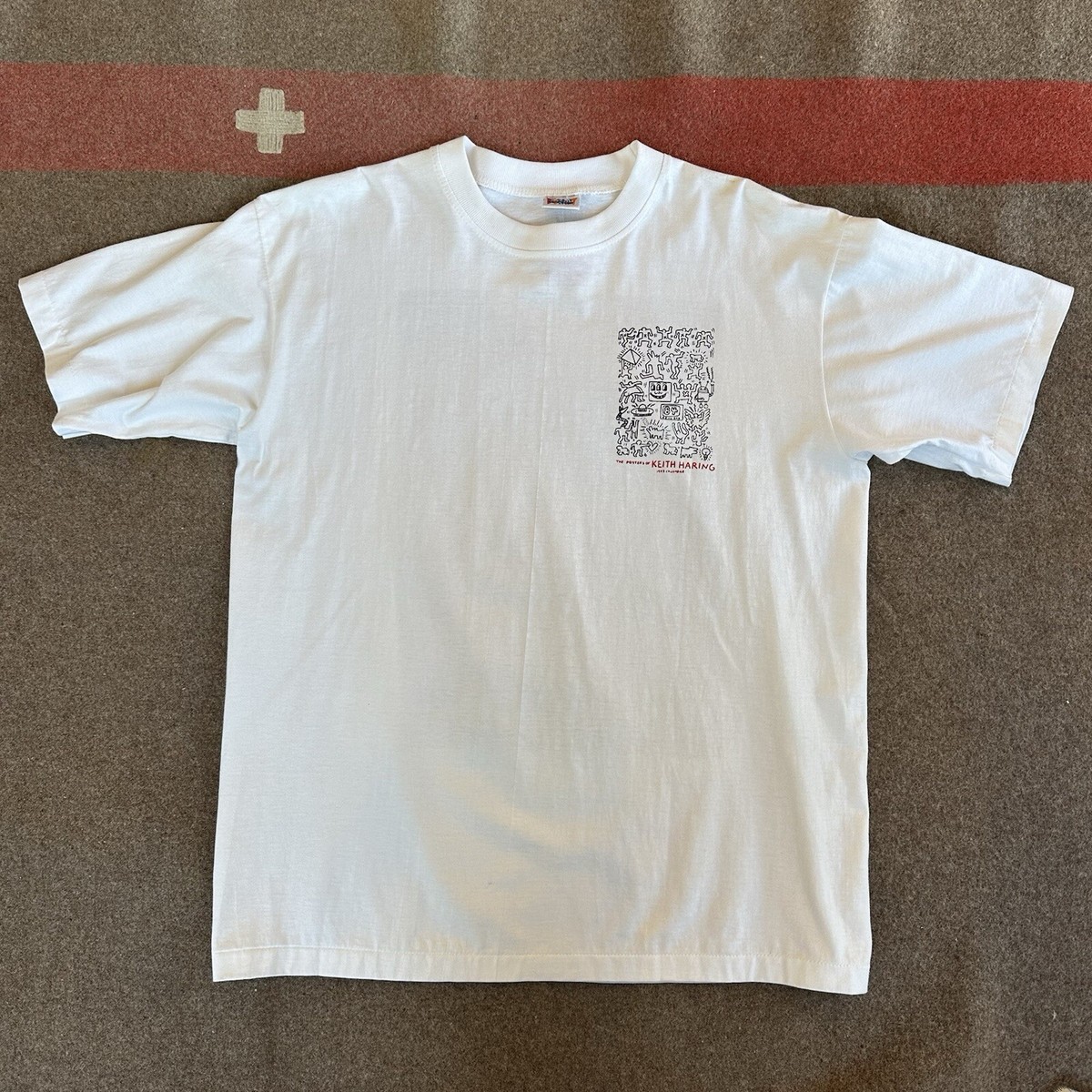 KEITH HARING • THE POSTERS OF KEITH HARING • 1993 CALENDAR • VINTAGE • T-SHIRT