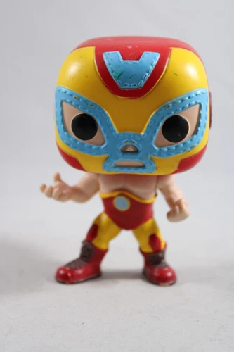 Marvel Luchadores El Heroe Invicto Iron Man Funko POP Vinyl Figure #709 Loose
