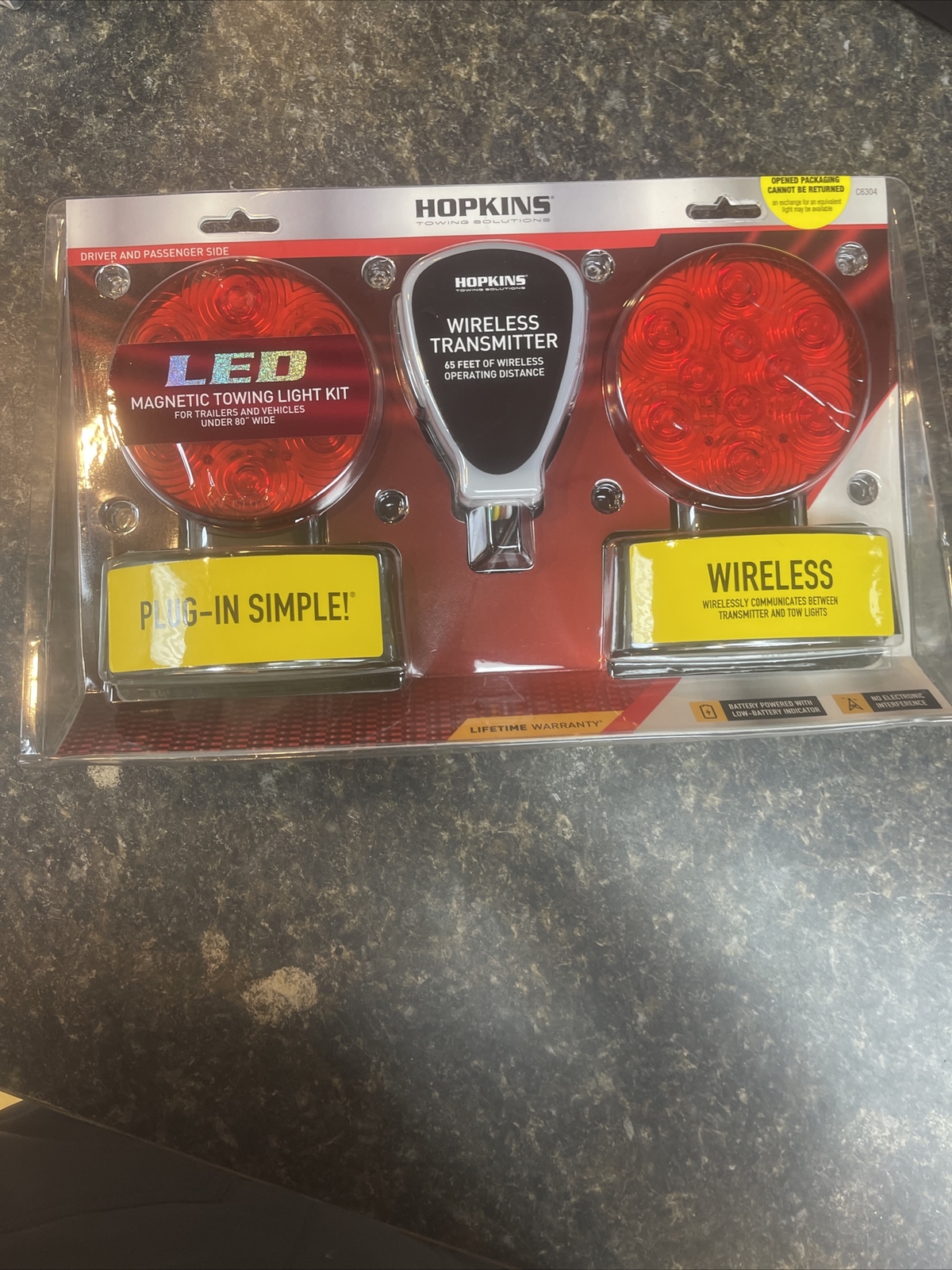 Hopkins C6304 Trailer Towing Light Kit LED Wireless Heavy Duty