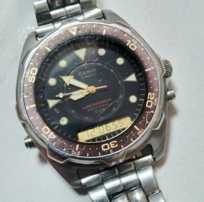 80er Jahre Casio AMW 320c Arnold Schwarzeneger