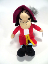 Disney Captain Hook Peter Pan Character Stuffed Plush 12"H