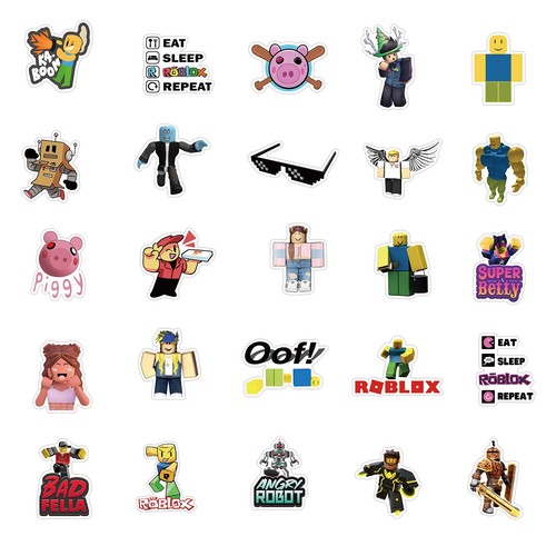 100pcs Roblox Video Game Stickers Bomb Graffiti Vinyl Decal Waterproof Laptop - Picture 5 of 7