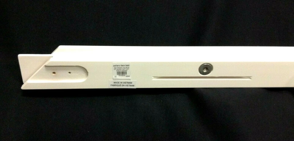 Pottery Barn Teen Style Tile Push Pin corkboard wood FRAME Molding 32" White - Image 4 of 4