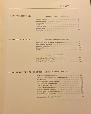 Europa- Camera 写真集　Kurt Zentner Author EUROPA-CAMERA by Zentner, Kurt - Lohse, Bernd: Very Good