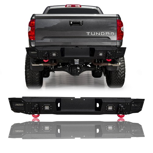 Vijay For 2007-2013 Toyota Tundra New Front/Rear Bumper W/Winch Plate&LED Lights - Picture 11 of 12