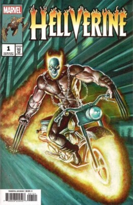 HELLVERINE #1 TEXEIRA VARIANT NM WOLVERINE GHOST RIDER LOGAN X-MEN MARVEL COMICS