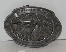 1990 Commemorative Great American Firefighter Belt Buckle LE of 2500 RARE HTF