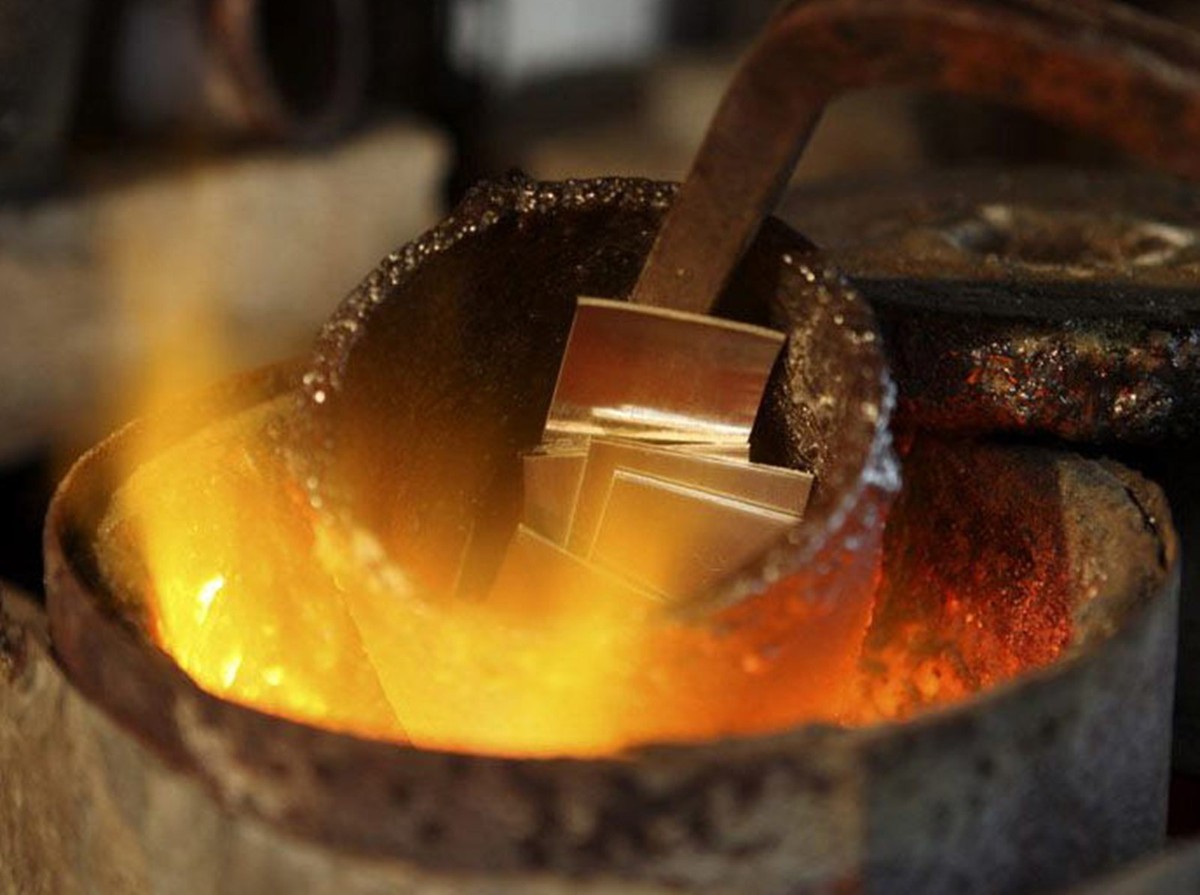 Gram of 10K Gold Super Refined Clean Cast Ready Solid Bullion