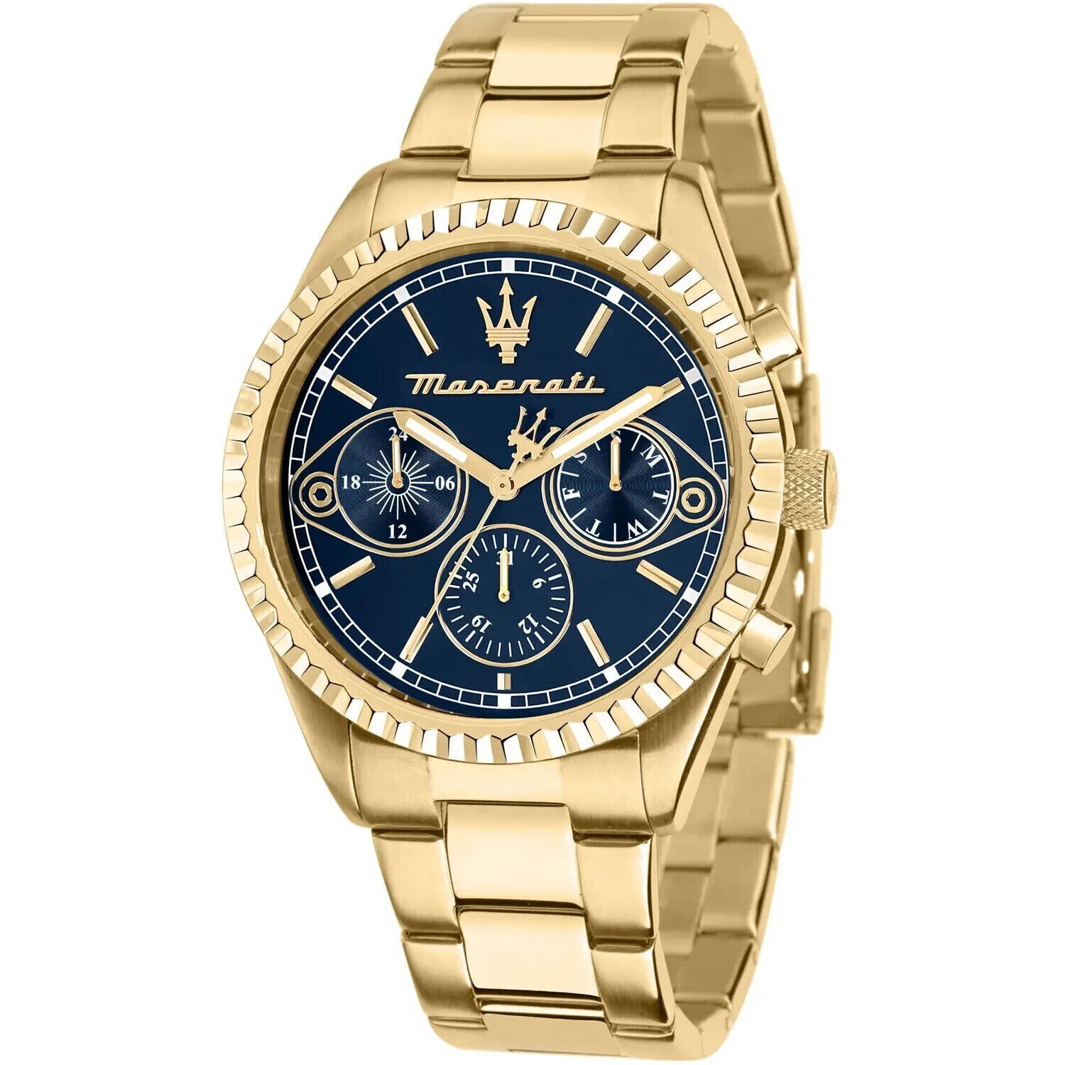 MASERATI COMPETIZIONE OROLOGIO IN ACCIAIO COLOR ORO DA UOMO R8853100026