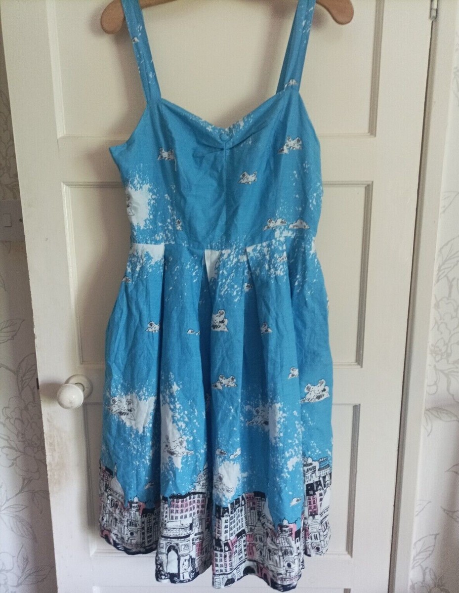 Lindy Bop Paris Skyline Dress 12