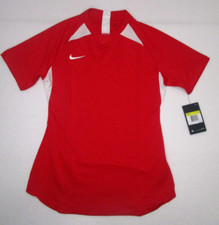 Nike Dri Fit  Red And White Tank Womens Size Small Soccer Shirt AJ1015-657