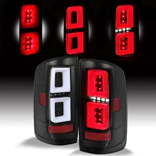 For GMC Canyon 2015-2019 Full LED Tail Lights Assembly Tail Brake Lamps Clear