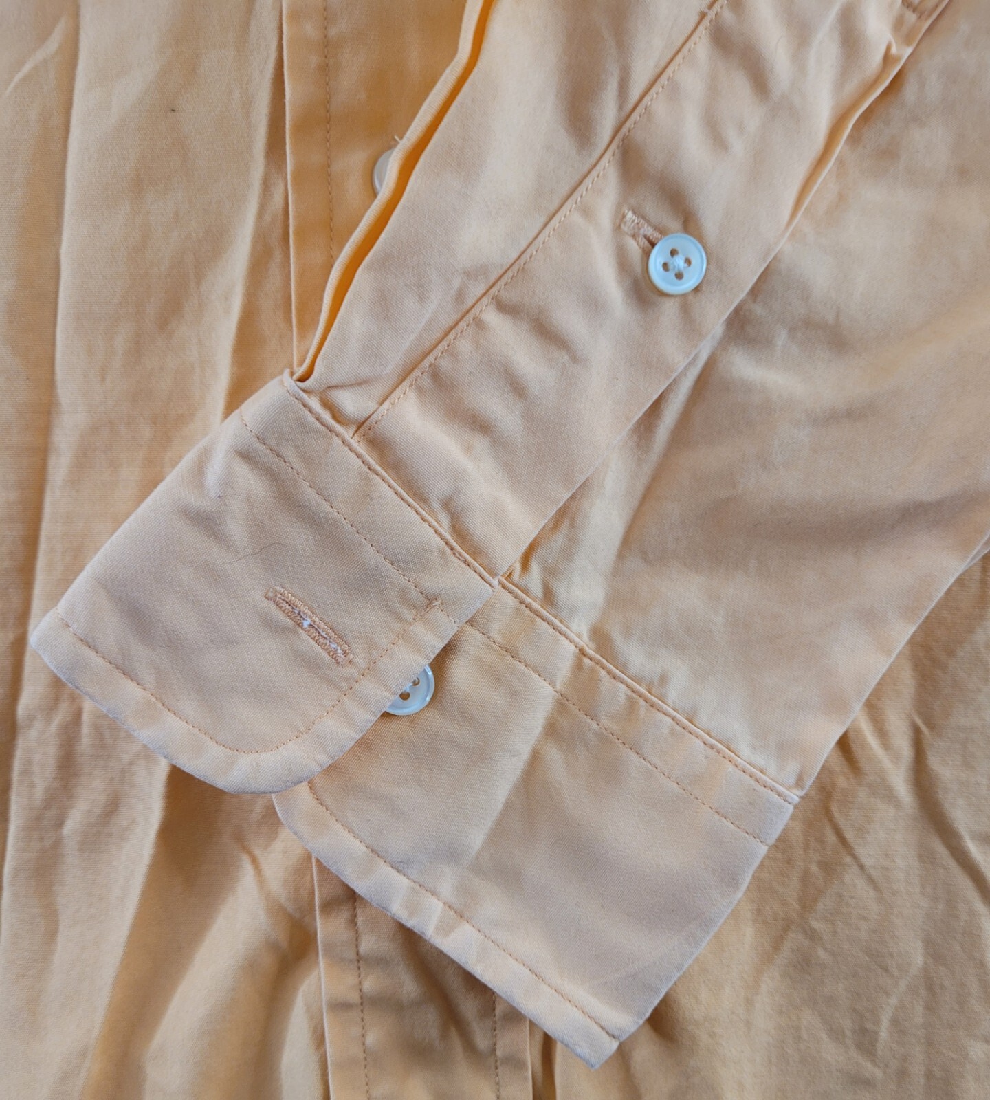 Ralph Lauren camicia abbottonata arancione doppio pony pony uomo taglia large L