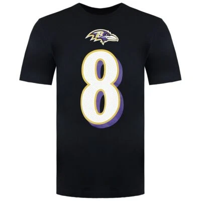 Nike NFL Baltimore Ravens 8 Lamar Jackson Herren T-Shirt