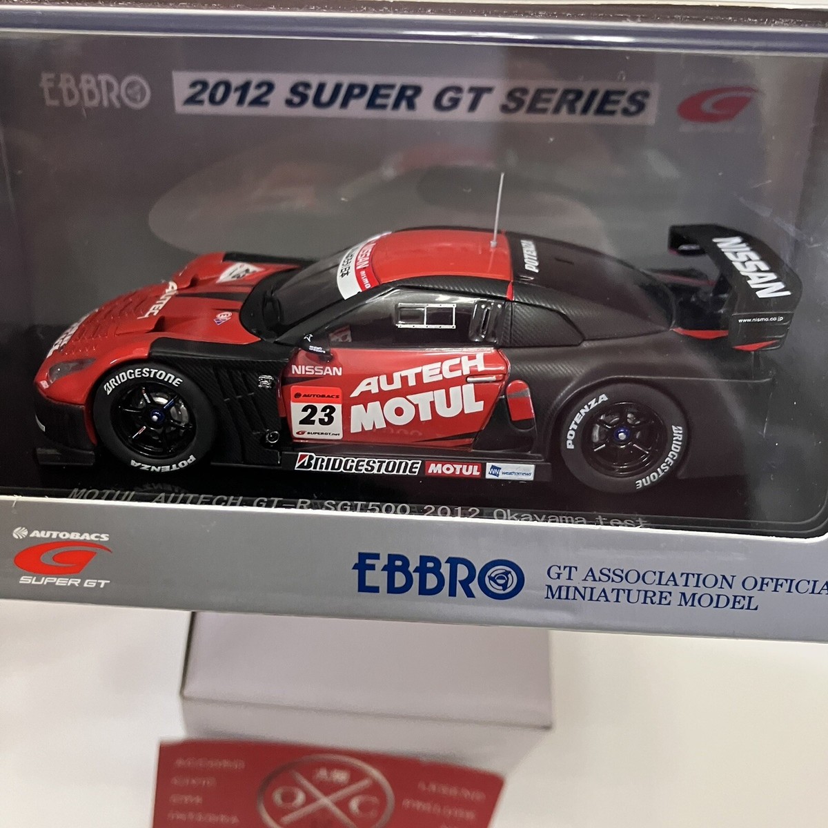 Rare EBBRO Motul Autech Nissan GT-R Super GT 500 1:43 JDM
