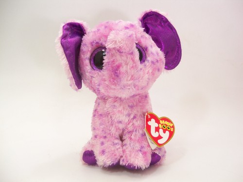 TY BEANIE BABIES EVA the Elephant (Glitter Eyes) 6 inche Mint w/ Tags - Picture 16 of 16