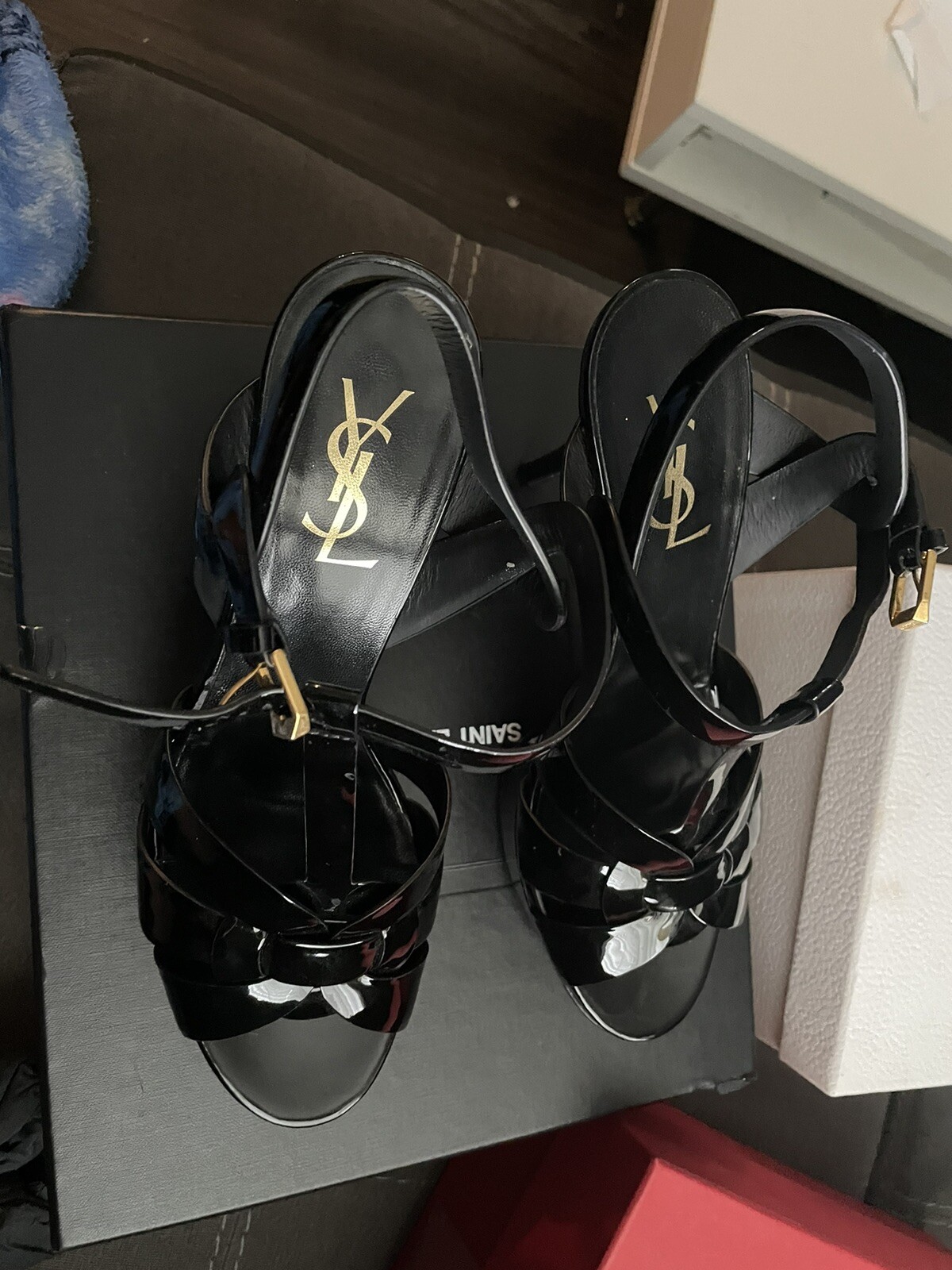 SAINT LAURENT Sandalo YSL Viene fornito con scatola sacchetto antipolvere (manca uno) card.