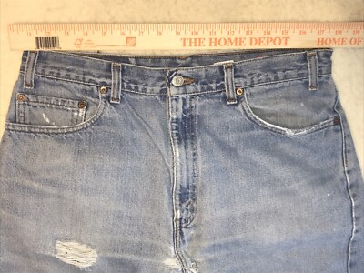 Levi's 505 36 L32 usa製　ヴィンテージ Vintage Levis 505 Blue Jeans Men's W36 L32 Straight Leg Regular