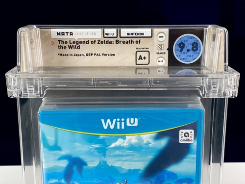 ZELDA BREATH OF THE WILD Nintendo Wii U - SELLADO (PAL, WATA 9.8 A+, ALEMÁN) - Imagen 4 de 5