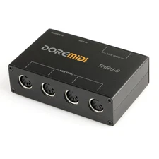 MIDI THRU-6 Box MIDI Interface Standard Five-pin 1-in 6-out MIDI Splitter