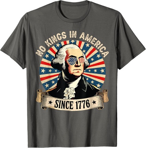 No Kings In America Since 1776 4th Of July Independence Day Unisex T-Shirt - Picture 4 of 9