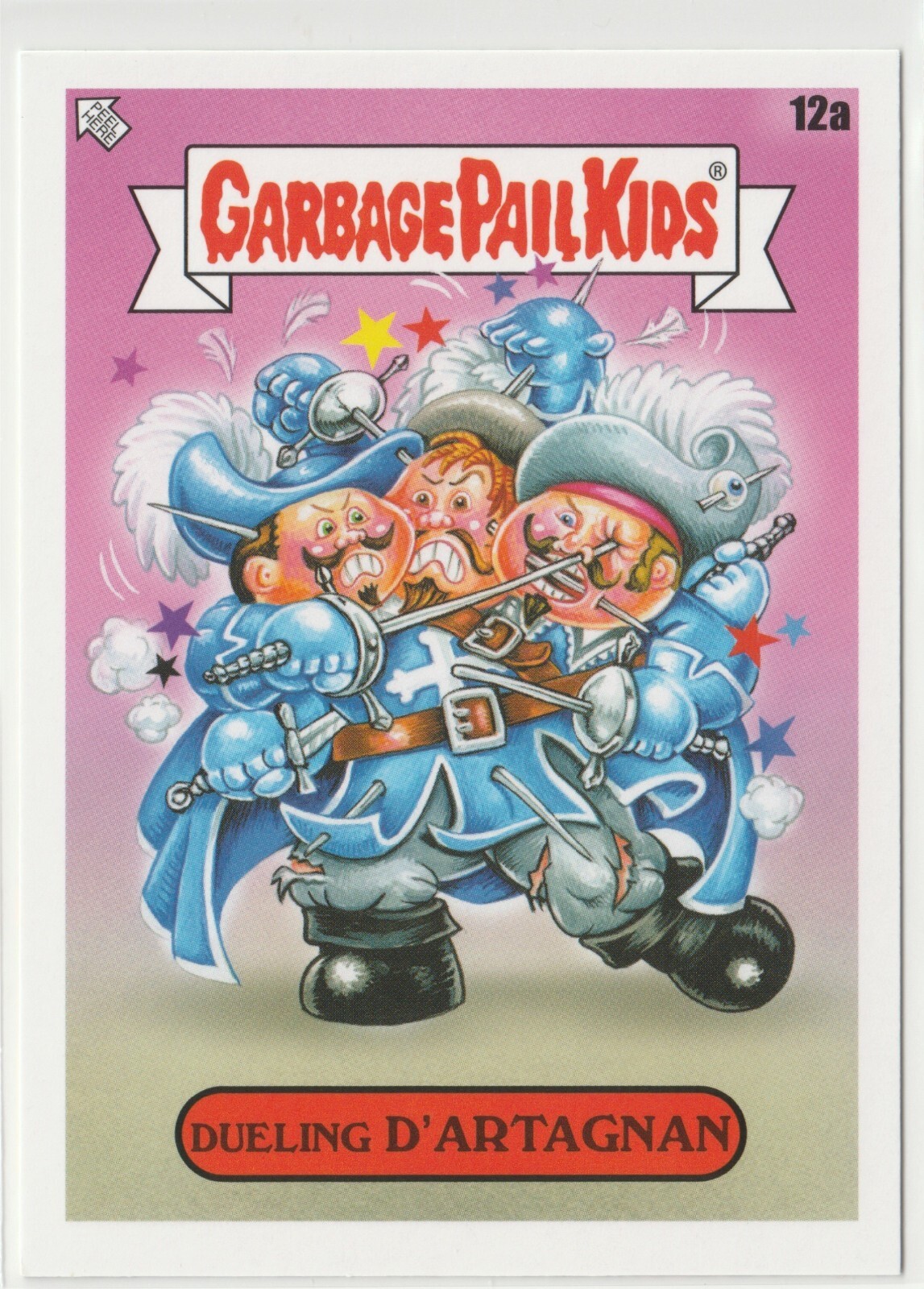 Dueling DArtagnan Garbage Pail Kids GPK 2022 Book Worms #12a