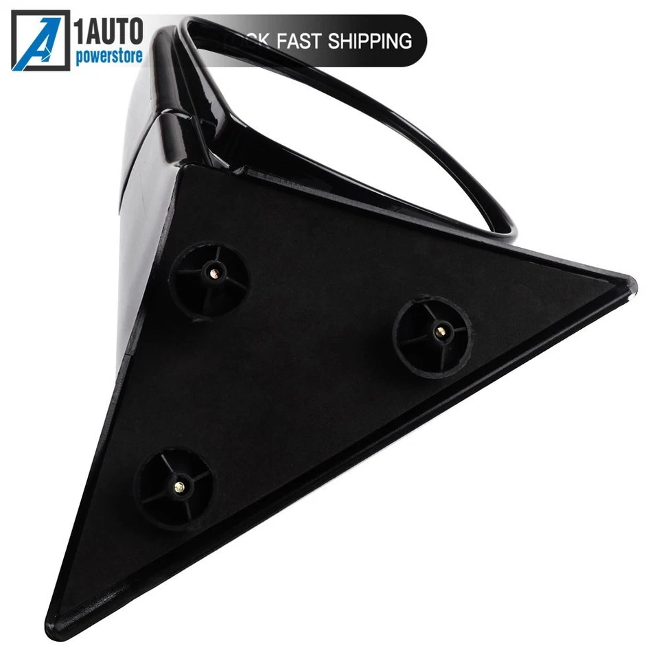 Pair Towing Manual Fold Mirrors Black For 1994-1998 GMC Chevrolet Isuzu Hombre - Изображение 4 из 4