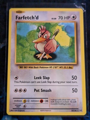Pokémon TCG Farfetch'd XY Evolutions 68/108 Regular Rare | eBay