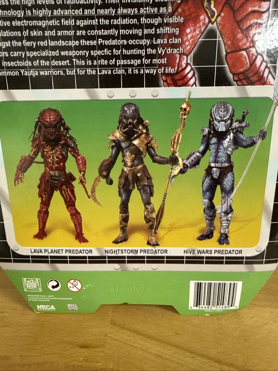 VINTAGE PREDATOR LAVA PLANET PREDATOR AUTHENTIC NECA - NEW IN