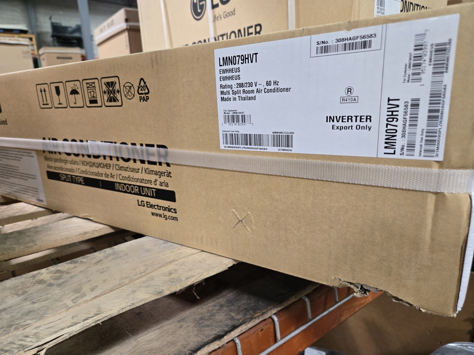 LG - LMN079HVT - MULTI F WALL MOUNTED HIGH EFFICIENCY INDOOR UNIT 7,000 BTU