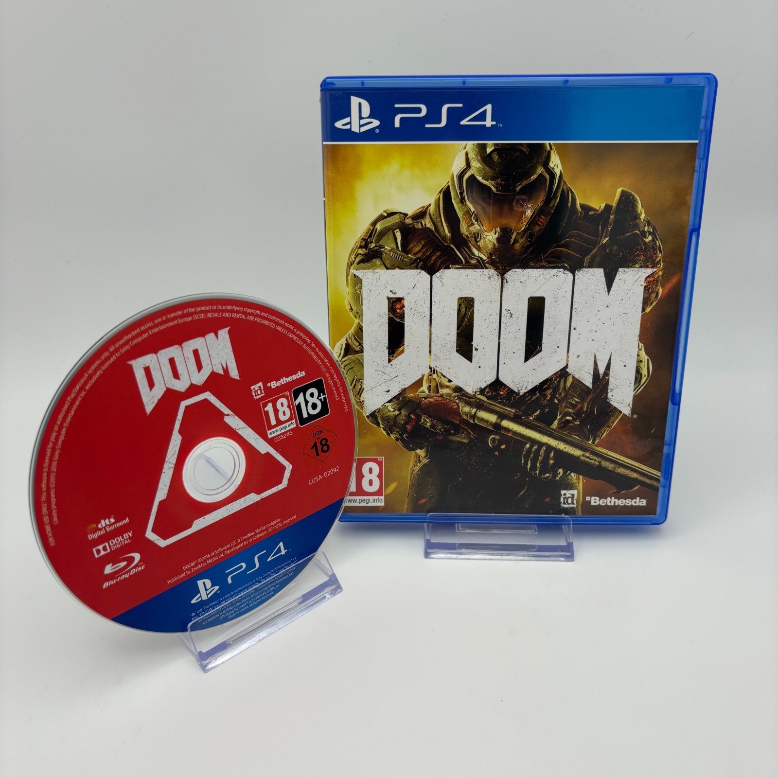 Doom (PAL Sony PS4, 2016) id Cult Shooter FPS *Disc Perfect* *Near Mint*