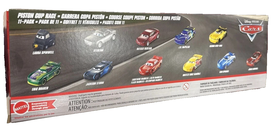 カーズ　マテル　PISTON CUP RACE 11-PACK 希少 Disney Pixar Cars 3 Piston Cup Race 11-Pack Die-Cast Toy Car Set