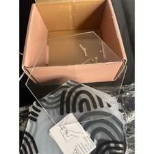 Marketing Holders Hexagon Acrylic Tile 6" Clear DIY Coaster or Wedding Decor