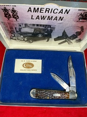 W.R. Case And Sons American Lawman Knife Dedicated To Serve Protect  6249 ,1999