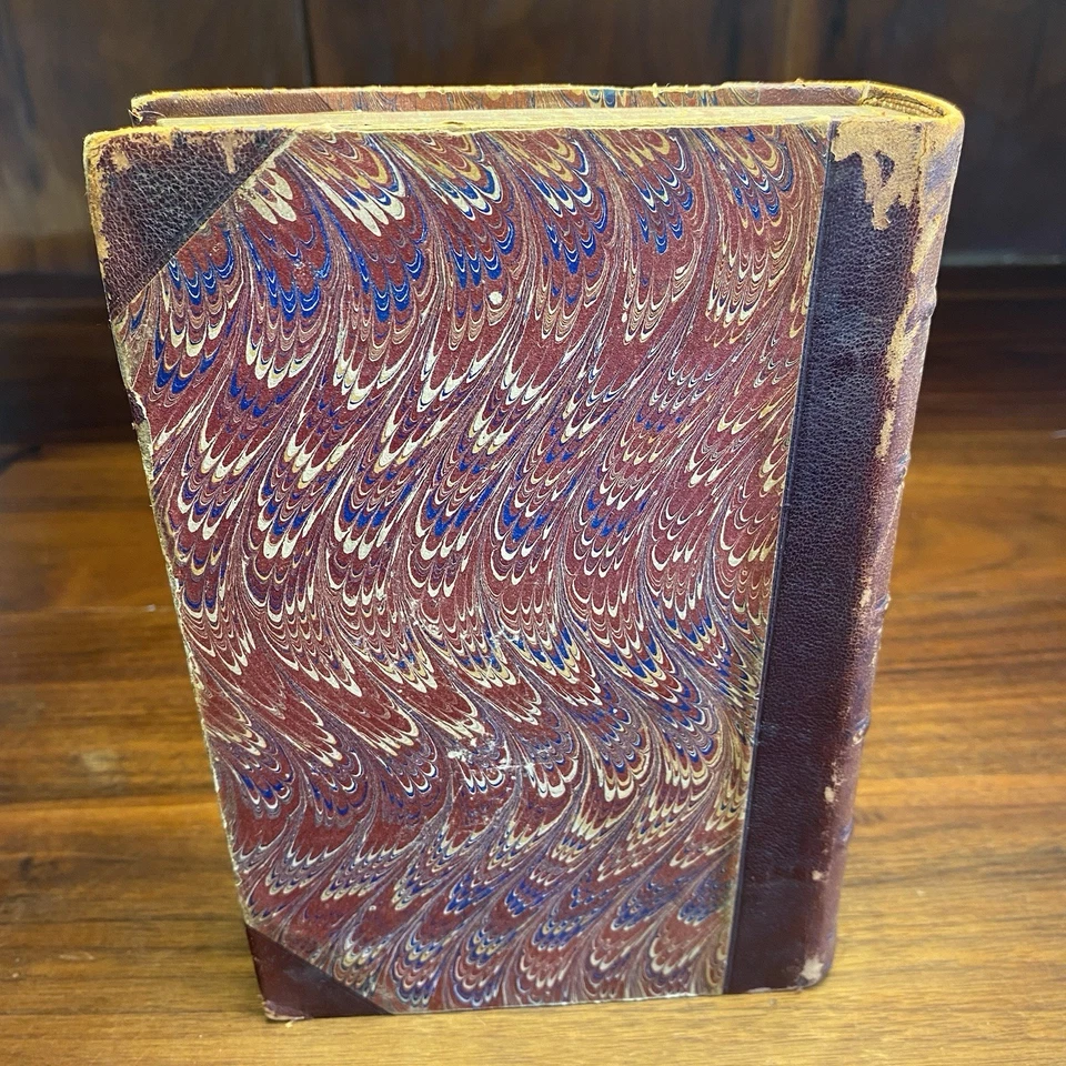 Washington Irving Tales Of A Traveller Life Of Oliver Goldsmith HC Marbled Foto 4 de 4