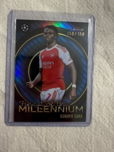 2025-26 Topps Finest Uefa Finest of the Millennium Bukayo Saka 150/150 eBay 1/1