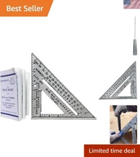 Swanson S0101 7-Inch Speed Square with Blue Book – Precision Tool for Carpentry