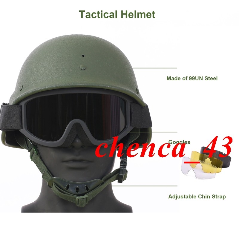 IN US!!! 6b26 Tactical Steel Helmet + Helmet Cover + Goggle Russian ...