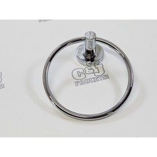 Signature Hardware 483947 Lexia Bathroom Wall Mount Towel Ring - Chrome