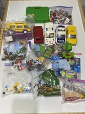 Playmobil Mixed Lot, Cars, People, And Partial Sets.