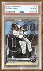 2022 TOPPS NOW AARON JUDGE SETS AL RECORD WITH 62ND HR CARD #1012 PSA 10 READ